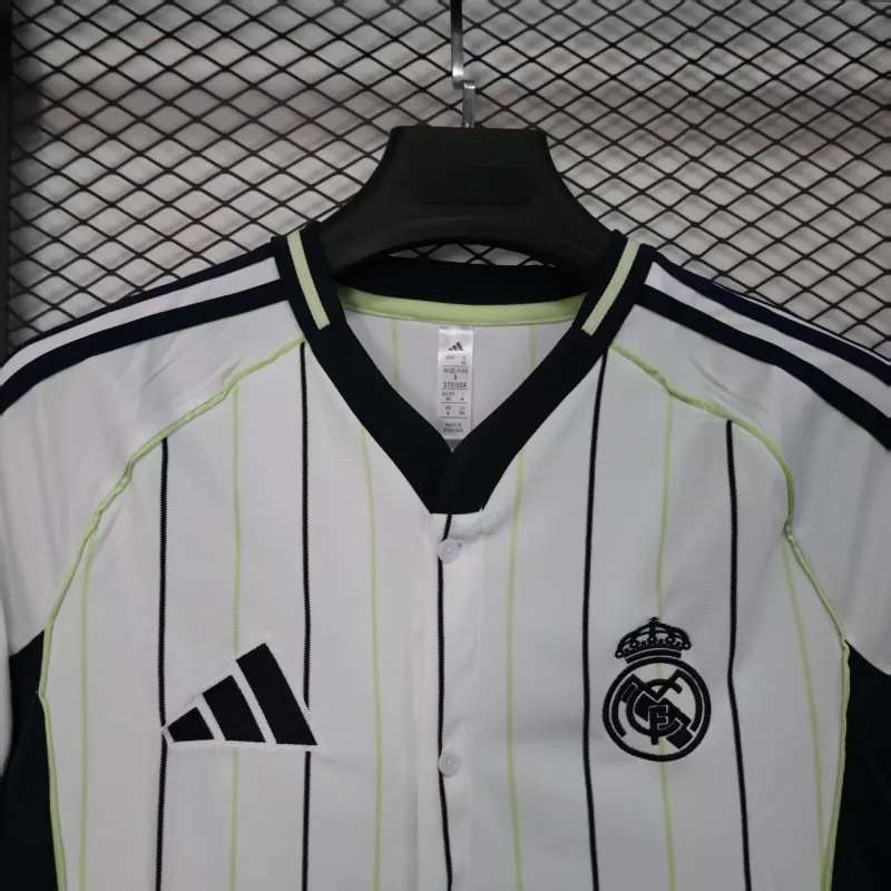 Real Madrid 2025/26 Baseball Edition Player Jersey - White