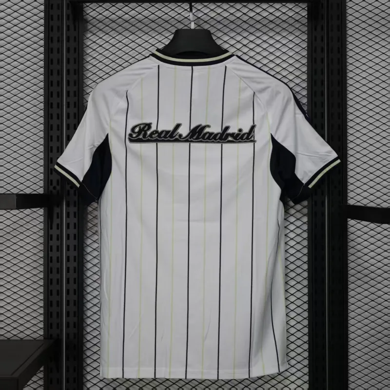 Real Madrid 2025/26 Baseball Edition Player Jersey - White