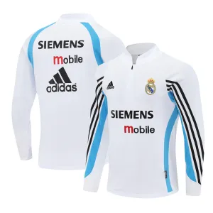 Real Madrid 2003/04 Abbigliamento Sportivo Vintage Bianco