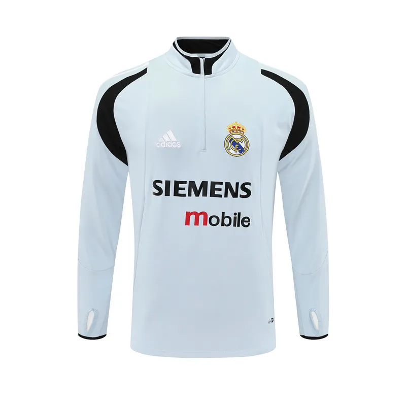 Real Madrid 2004/05 Vintage Sportswear Light Grey