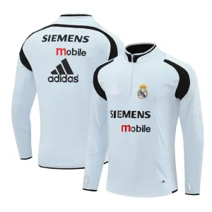 Real Madrid 2004/05 Abbigliamento Sportivo Vintage Grigio Chiaro