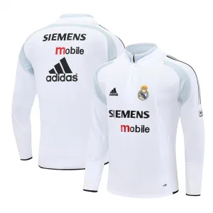 Real Madrid 2004/05 Abbigliamento Sportivo Vintage Bianco