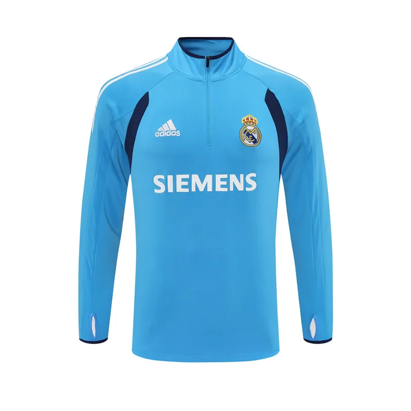 Real Madrid 2005/06 Abbigliamento Sportivo Vintage Chiaro
