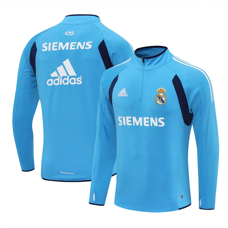 Real Madrid 2005/06 Abbigliamento Sportivo Vintage Chiaro