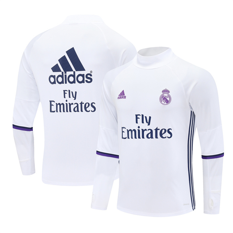 Real Madrid 2016/17 Vintage Sportbekleidung Weiß