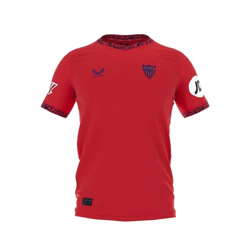 Sevilla 2024/25 Away Players' Jersey - Red