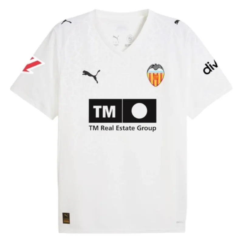 Valencia 2025/26 Women's Home Jersey - White