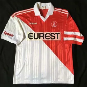 AS Monaco retro jersey 1995/96 home - White/Red