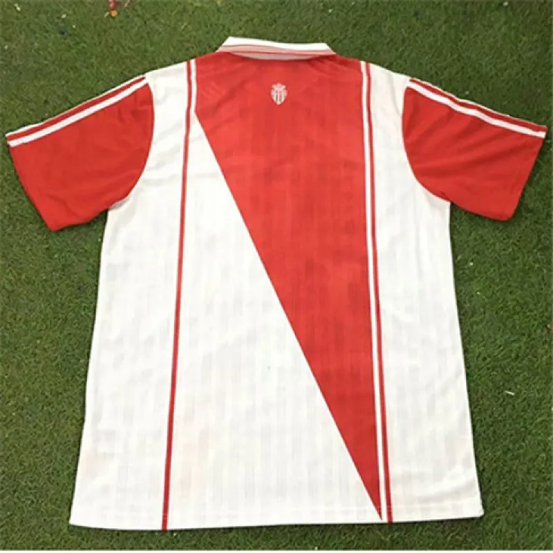 AS Monaco retro jersey 1996/97 home - White/Red