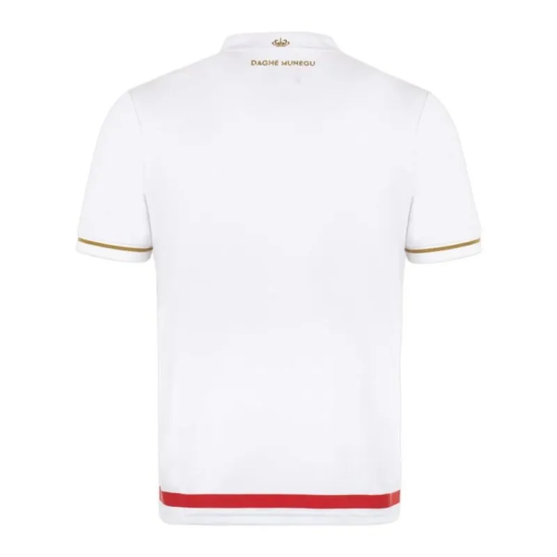 Camiseta local infantil + pantalones cortos del AS Monaco 2025/26 - Blanco/Rojo
