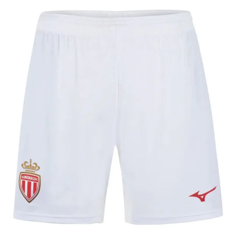 Camiseta local infantil + pantalones cortos del AS Monaco 2025/26 - Blanco/Rojo