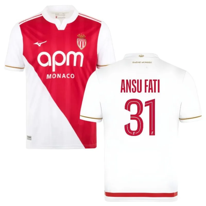 Maglia Monaco Casa 25/26 ANSU FATI