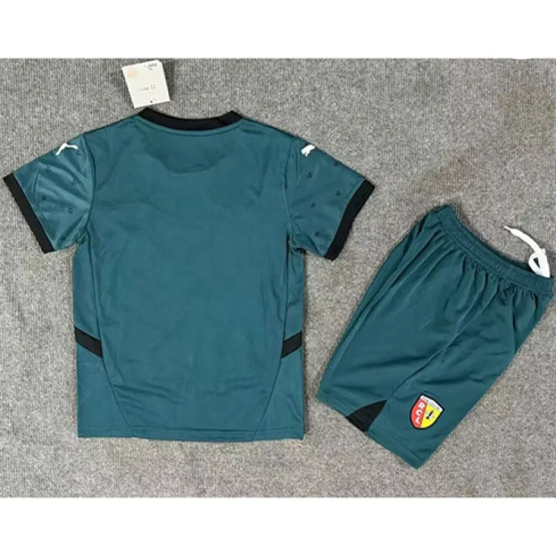 Maglia e pantaloncini per bambini di Lens 2024/25 Trasferta - Verde