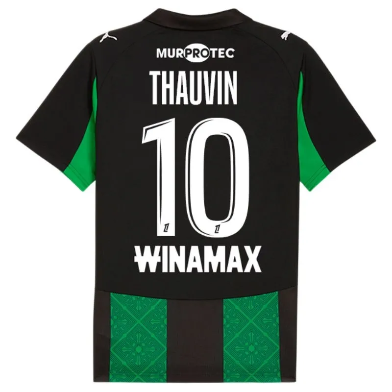 Lens THAUVIN Conjunto Camiseta Visitante Infantil 2025/26 - Verde/Negra