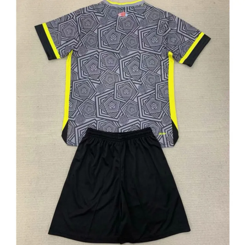 Lille Kids' Third Jersey and Shorts 2024/25 - Gray