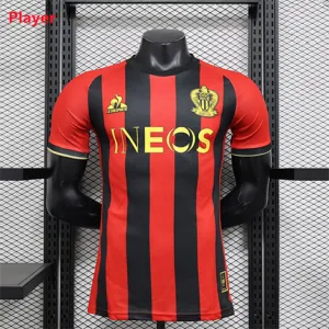 OGC Nice 2024/25 Home Player Edition Jersey - Red