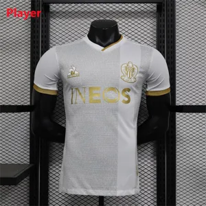 OGC Nice 2024/25 Away Player Edition Jersey - White