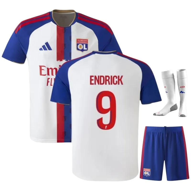Camiseta Conjunto Infantil Local Lyon 2026/27 ENDRICK