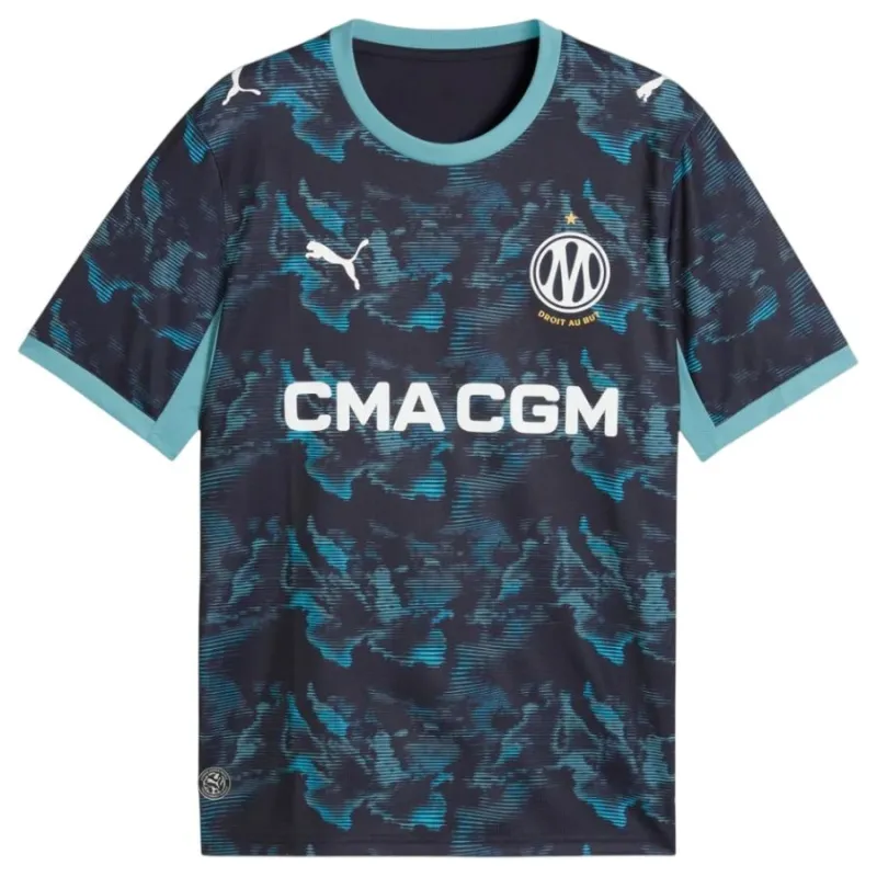 Marseille PAVARD 2026/27 Away Kids Kit Jersey