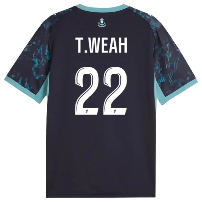 Marseille T.WEAH 2026/27 Away Kids Kit Jersey