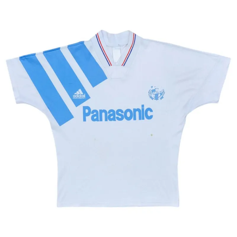 Marseille 1991/92 Maillot domicile rétro - Blanc