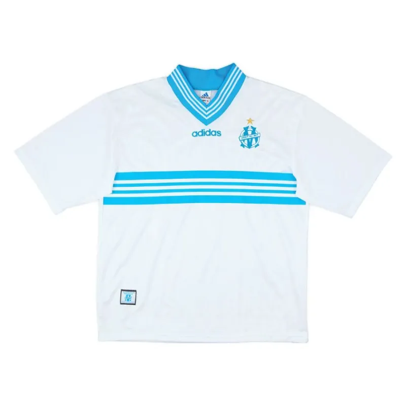 Marseille 1996/97 Retro-Heimtrikot - Weiß