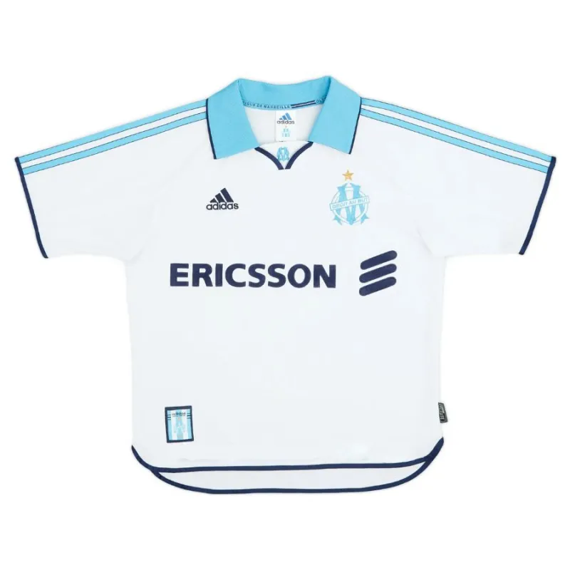 Marseille 1998/99 Maillot domicile rétro - Blanc