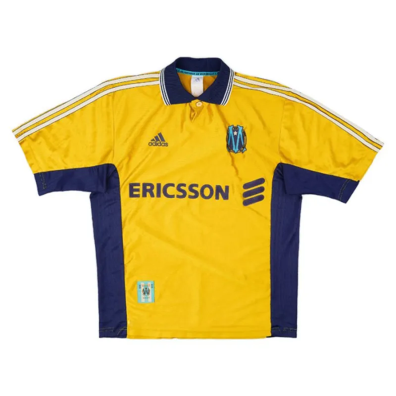 Marseille 1998/99 Retro-Drittes Trikot - Gelb