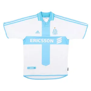 Marseille 2000/01 Retro-Heimtrikot - Weiß