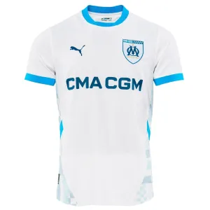 Olympique Marseille 2024/25 Home Player Version Jersey - White