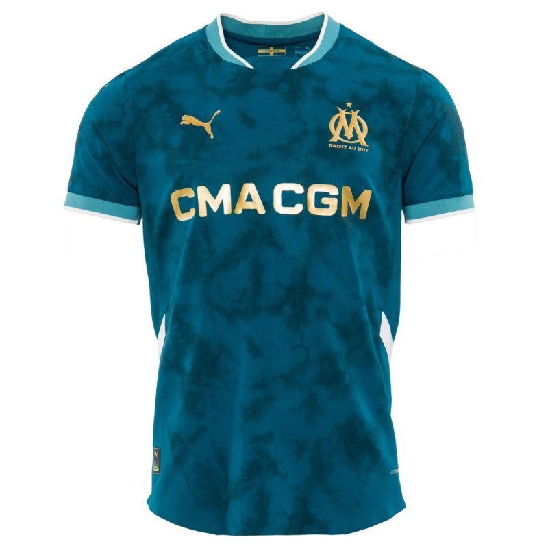 Olympique Marseille 2024/25 Spieler - Auswärts - Version - Trikot - Blau