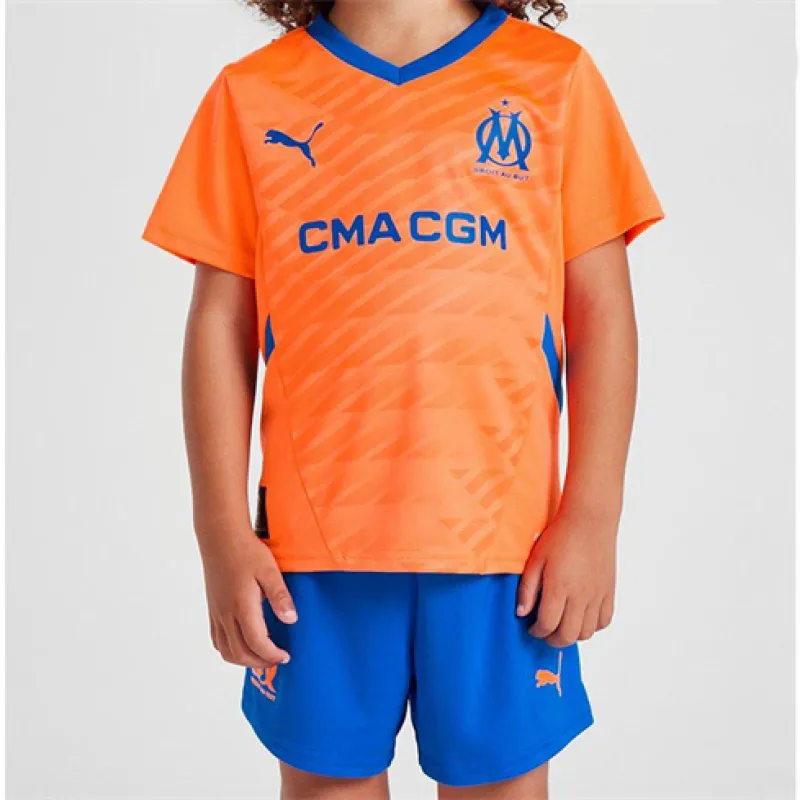 Olympique de Marseille Kinder-Drittes Trikot für 2024/25 - Orange