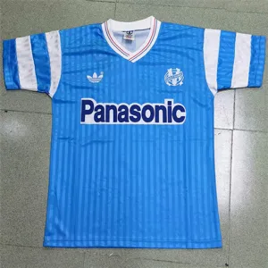 Marseille Retro Trikot 1999 Auswärtsspiel - Blau