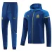 Marseille Hooded Sports Jacket 2024/25 - Blue