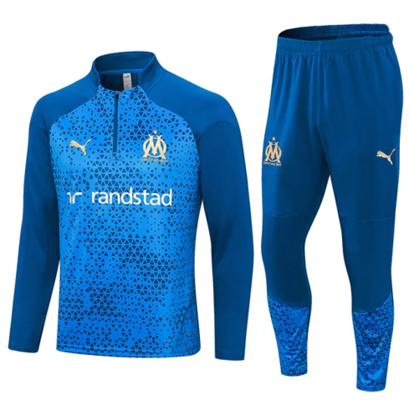 Tuta sportiva per bambini di Olympique de Marseille per 2024/25 - Blu
