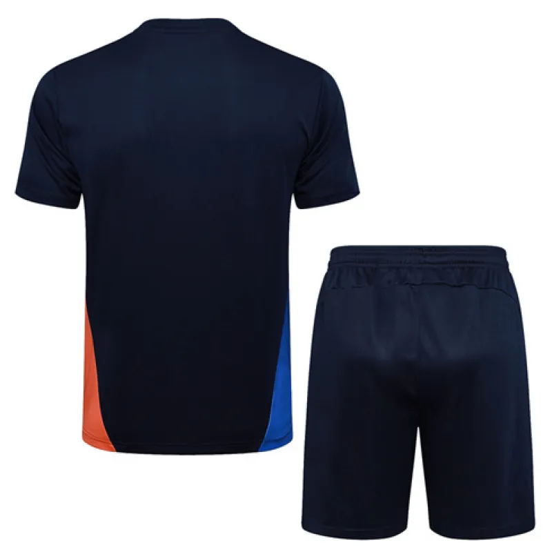 Olympique de Marseille Trainings-Trikot + Shorts für 2024/25 - Blau