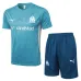 Olympique de Marseille Trainings-Trikot + Shorts für 2024/25 - Blau