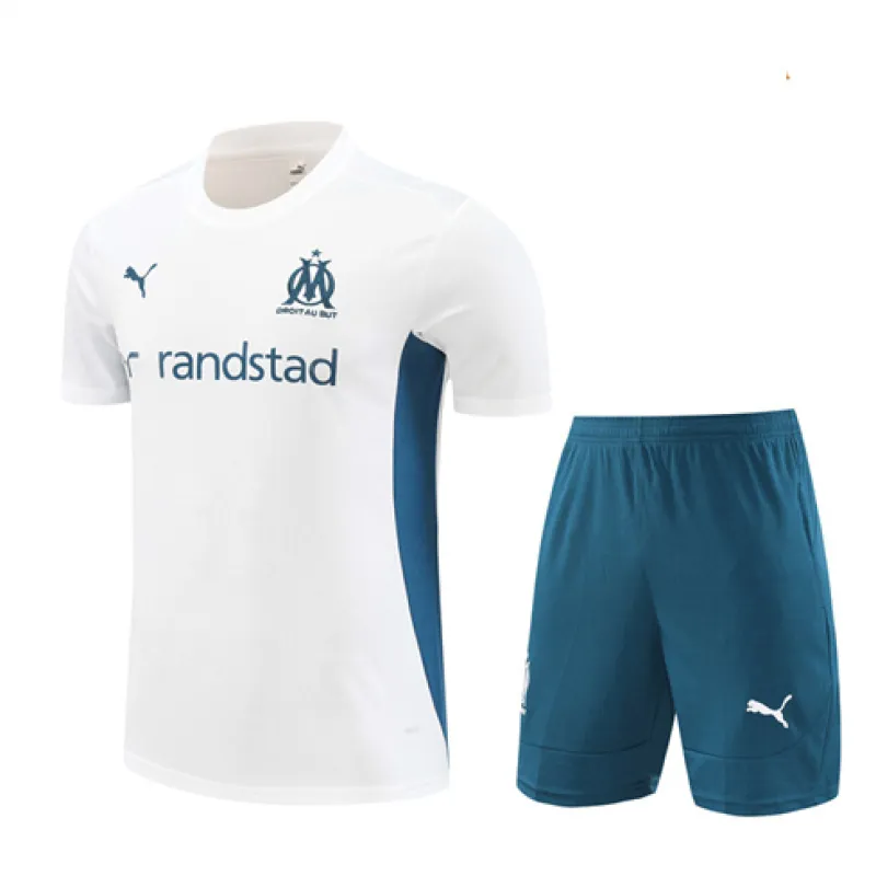 Kit Allenamento Olympique Marsiglia 2024/25 (Maglia + Pantaloncini)