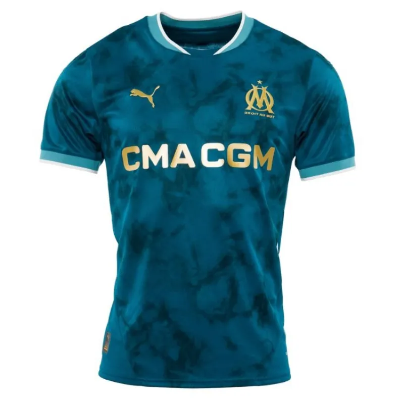 Gouiri Marseille 2024/25 Away Jersey - Blue