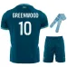 Auswärtstrikot - Kinder - Set von GREENWOOD Marseille 2024/25 - Blau