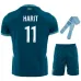 Set di maglia per bambini fuori casa 2024/25 di HARIT Marsiglia - Blu