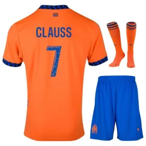 CLAUSS Marseille 2024/25 Third Kids Jersey Set - Orange