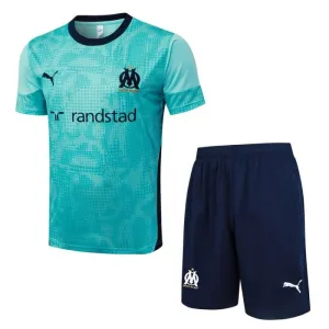Marseille 2025/26 Trainings-Trikot + Shorts - Blau