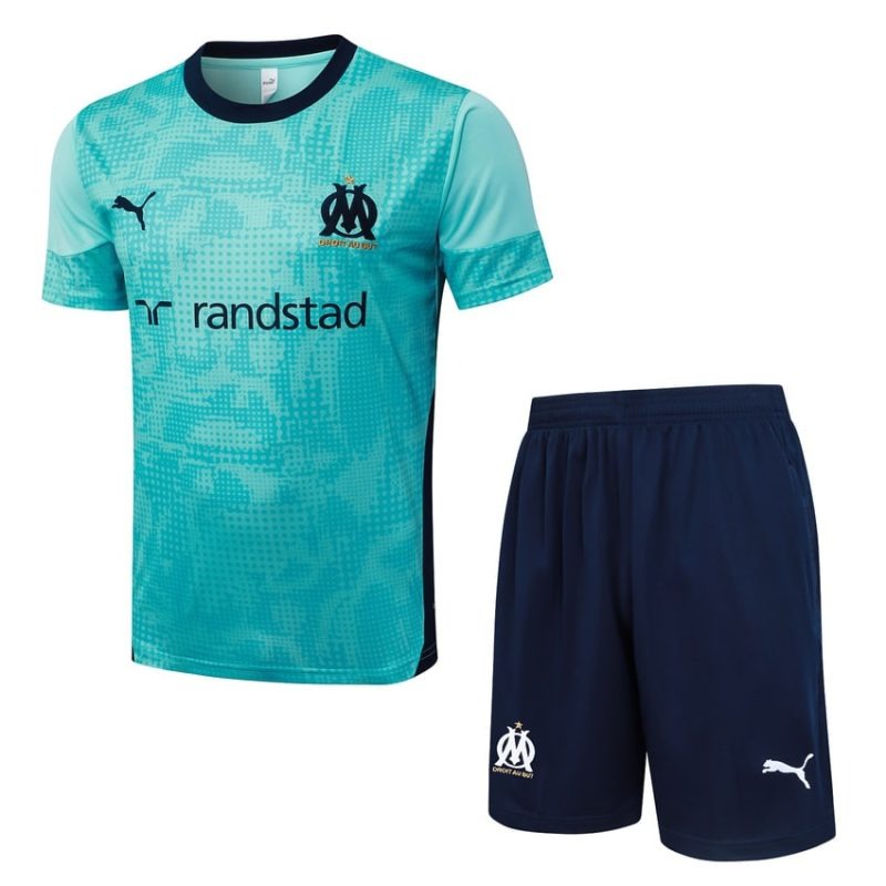 Marseille 2025/26 Training Jersey + Shorts - Blue