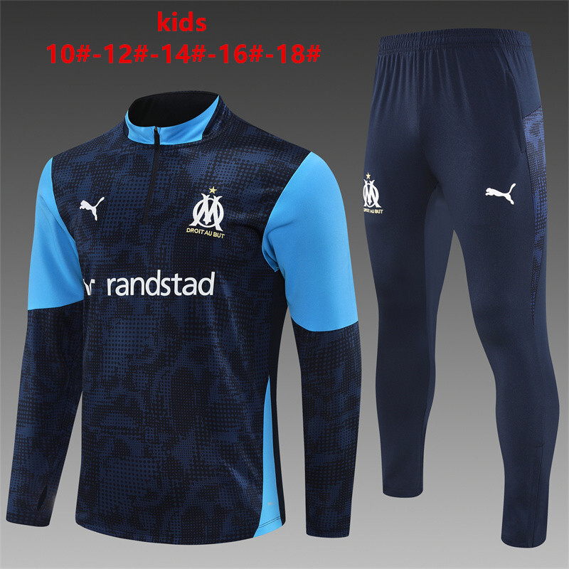 Marseille 2025/26 Set Sportivo Bambino Blu