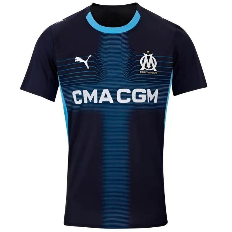 Camiseta infantil de visita del Olympique de Marseille 2025/26 - Azul