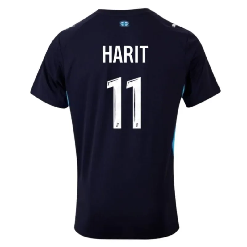 Set di maglia bambini di HARIT dell'Olympique Marseille 2025/26 in trasferta - Blu