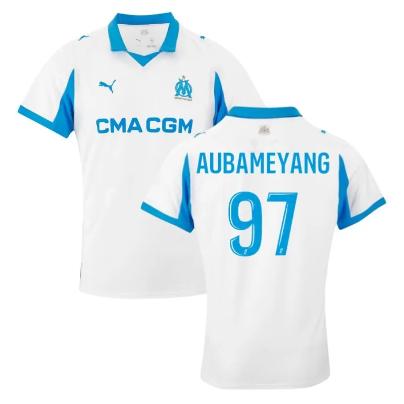 Maillot OM Domicile 2025/26 AUBAMEYANG