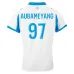 Marseille AUBAMEYANG 2025/26 Home Kids' Jersey Set - White