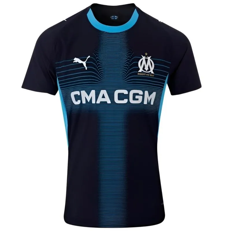 Marseille PAIXAO 2025/26 Away Kids' Jersey Set - Black